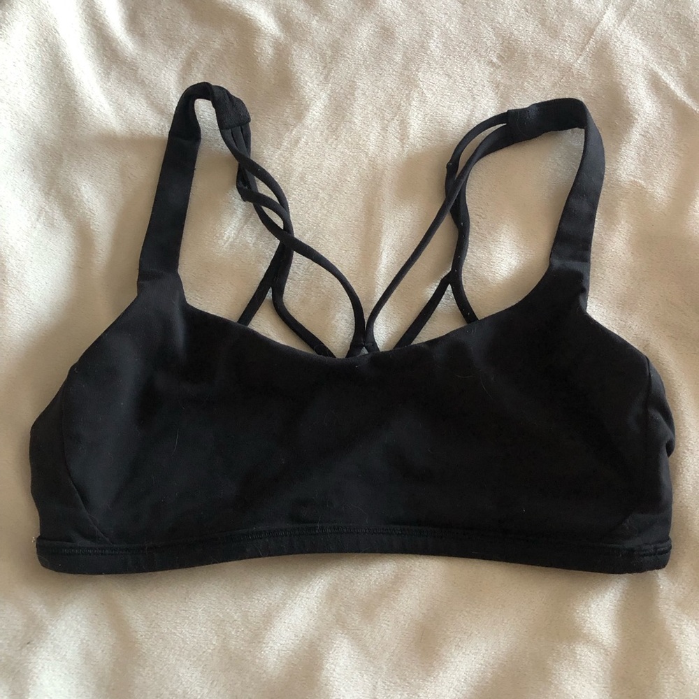 Lululemon Black Bra Size 4 with flaws